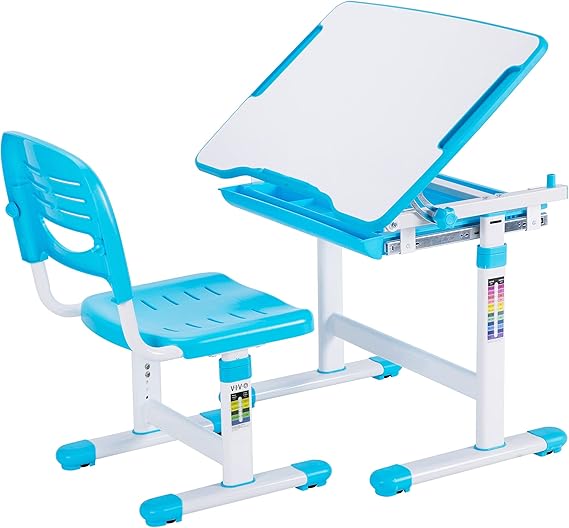Height Adjustable Kids Desk & Chair Set