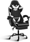 Ergonomic Gaming Chair with Footrest & Lumbar Support