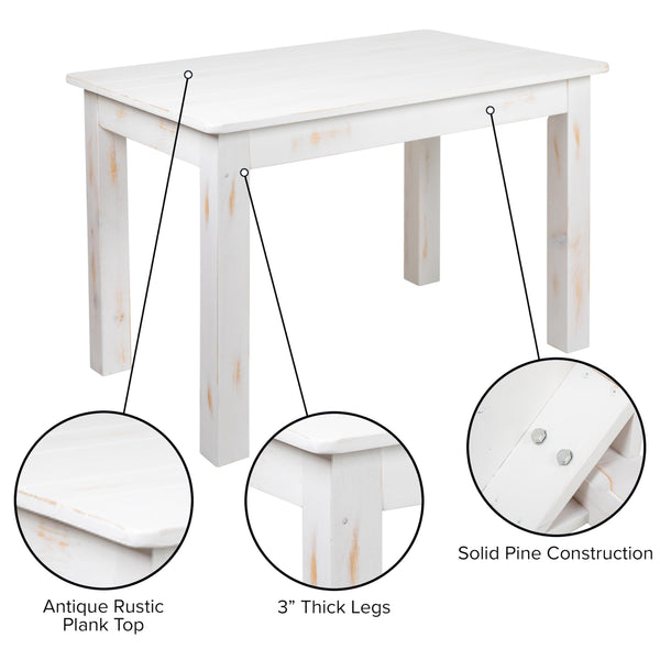 Farmhouse Solid Pine Dining Table