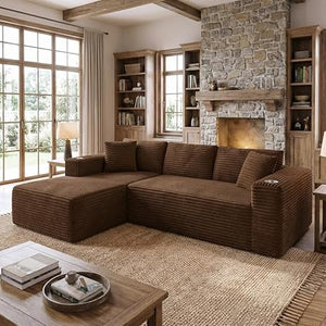 103" Modular Sectional Sofa with Chaise & Cup Holders