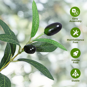 Artificial Olive Tree – Indoor Faux Silk Plant