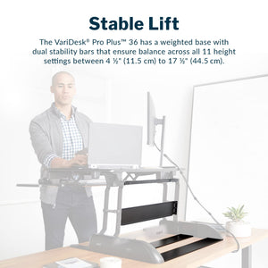 Adjustable Standing Desk Converter 36-Inch