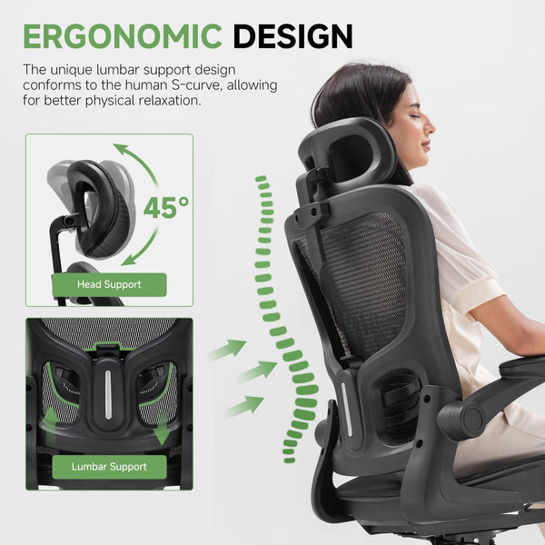 High Back Mesh Ergonomic Office Chair