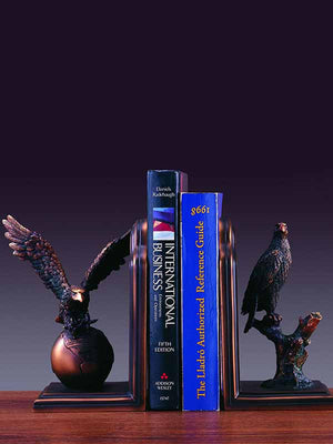 Eagle Bronze Bookend Set