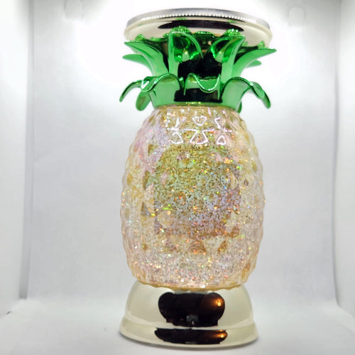Glass Candle Holder for 3-Wick Candles – Pineapple Pedestal Design
