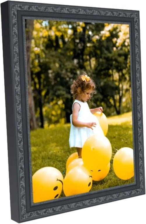 Wall Mount Picture Frame 33x15 Rectangular Wood