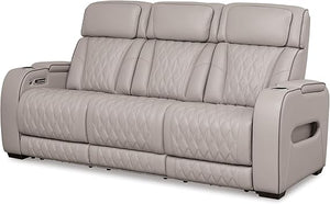 Power Reclining Loveseat with Console, LED Lights & USB Charging