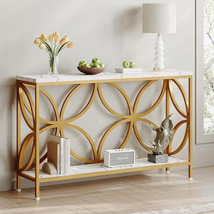Industrial Console Table 47.24"