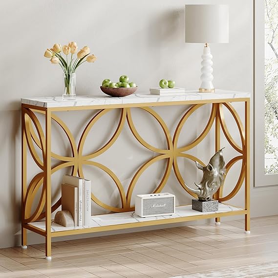 Industrial Console Table 47.24"