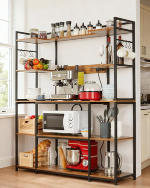 Kitchen Baker's Rack with Power Outlet