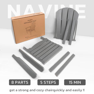 HDPE Adirondack Chair – Outdoor Patio Chair