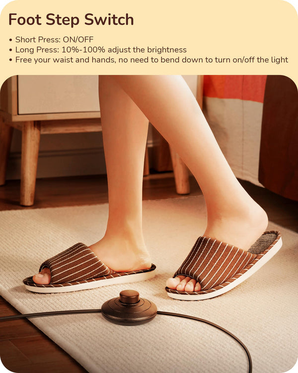 Slim Dimmable LED Corner Floor Lamp