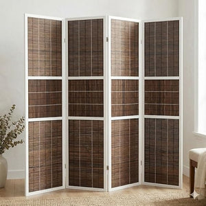 4-Panel 6ft Folding Room Divider