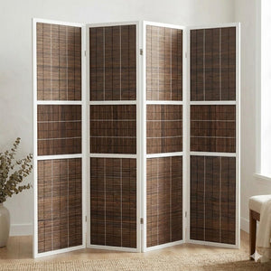 4-Panel 6ft Folding Room Divider
