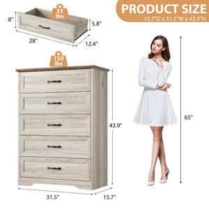 5-Drawer Bedroom Dresser
