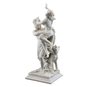 Pluto and Proserpina Greek Statue – 14 Inch Cold Cast Marble Sculpture