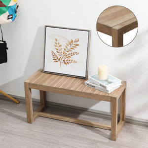 Farmhouse Solid Wood Entryway Bench
