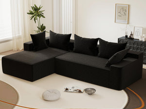 108" Modular Sectional Sofa L-Shape with Deep Seat