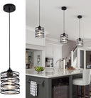 Small Crystal Chandelier 3-Light Farmhouse Pendant