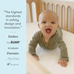 Breathable Crib & Toddler Mattress – Washable, Firm Support, 5.5" Thick