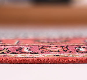 Handmade Leopard Print Wool Area Rug – 5' x 8' Rectangular