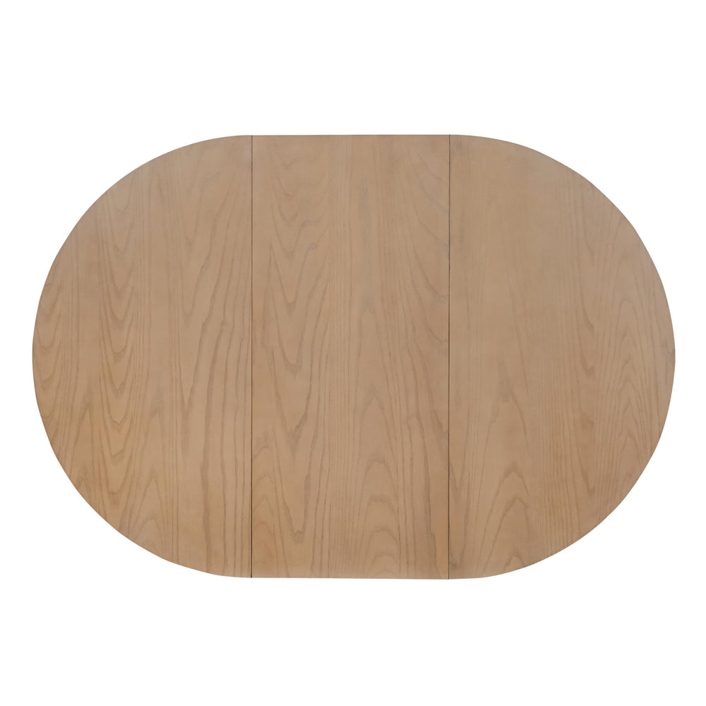 Round to Oval Extendable Dining Table