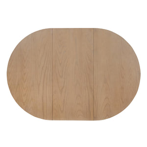 Round to Oval Extendable Dining Table