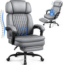 Big and Tall Office Chair 400 lbs with Footrest & Reclining
