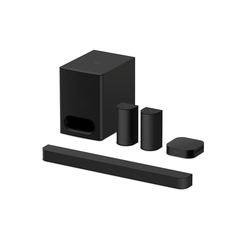 5.1ch Home Theater Soundbar System with Subwoofer & Rear Speakers