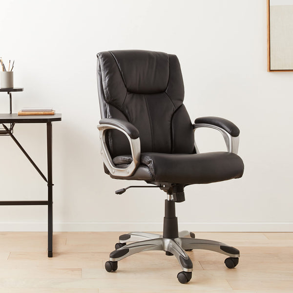 Executive High-Back Office Chair with Adjustable Height & Swivel