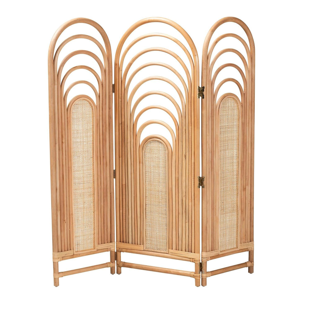 Bohemian Rattan Room Divider – Queen Headboard Style