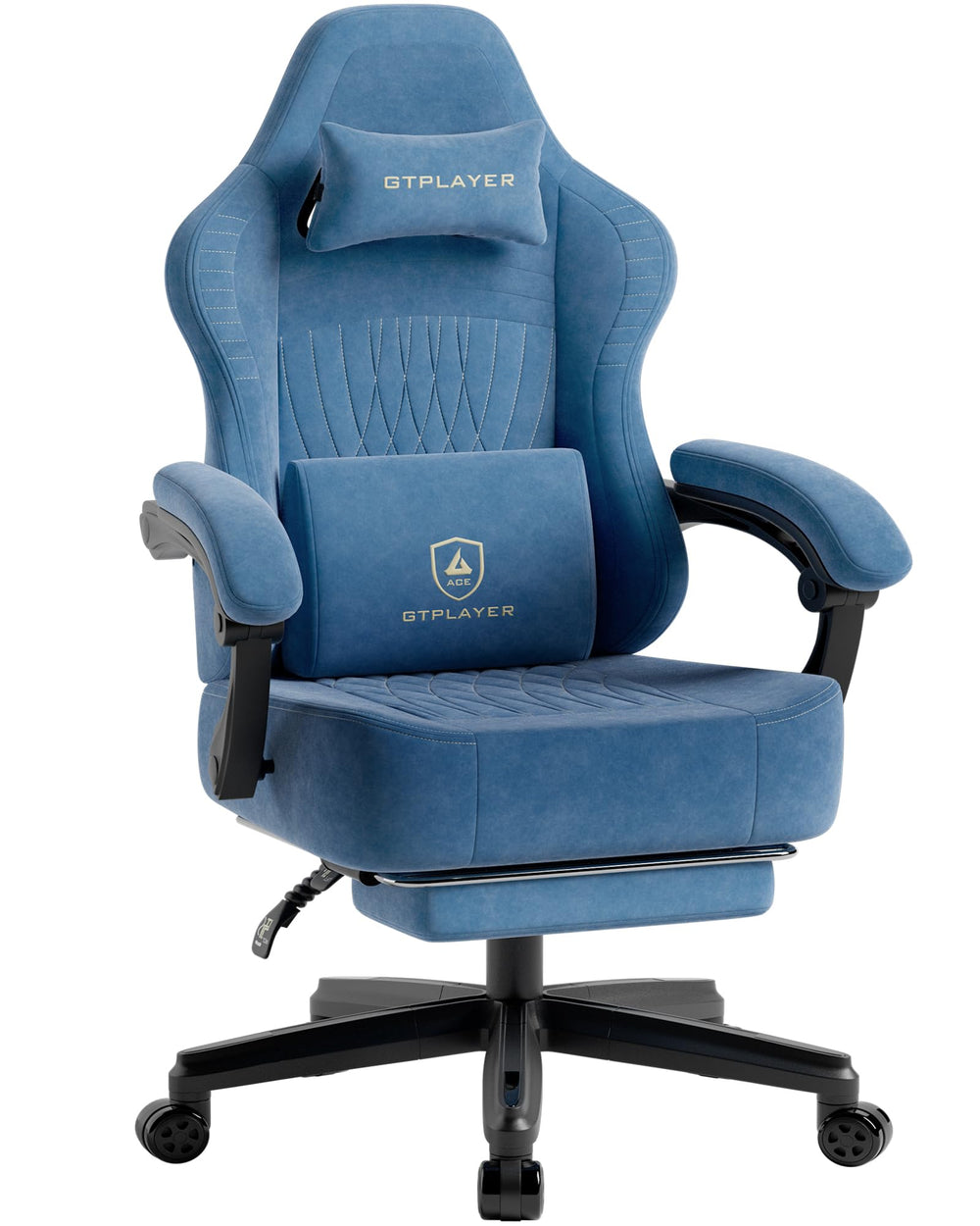 Big and Tall Gaming Chair with Footrest
