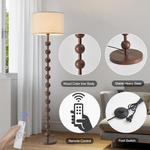 Dimmable Floor Lamp with Remote Control