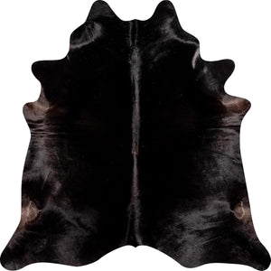 Genuine Brazilian Cowhide Rug – Tricolor Brindle Mix