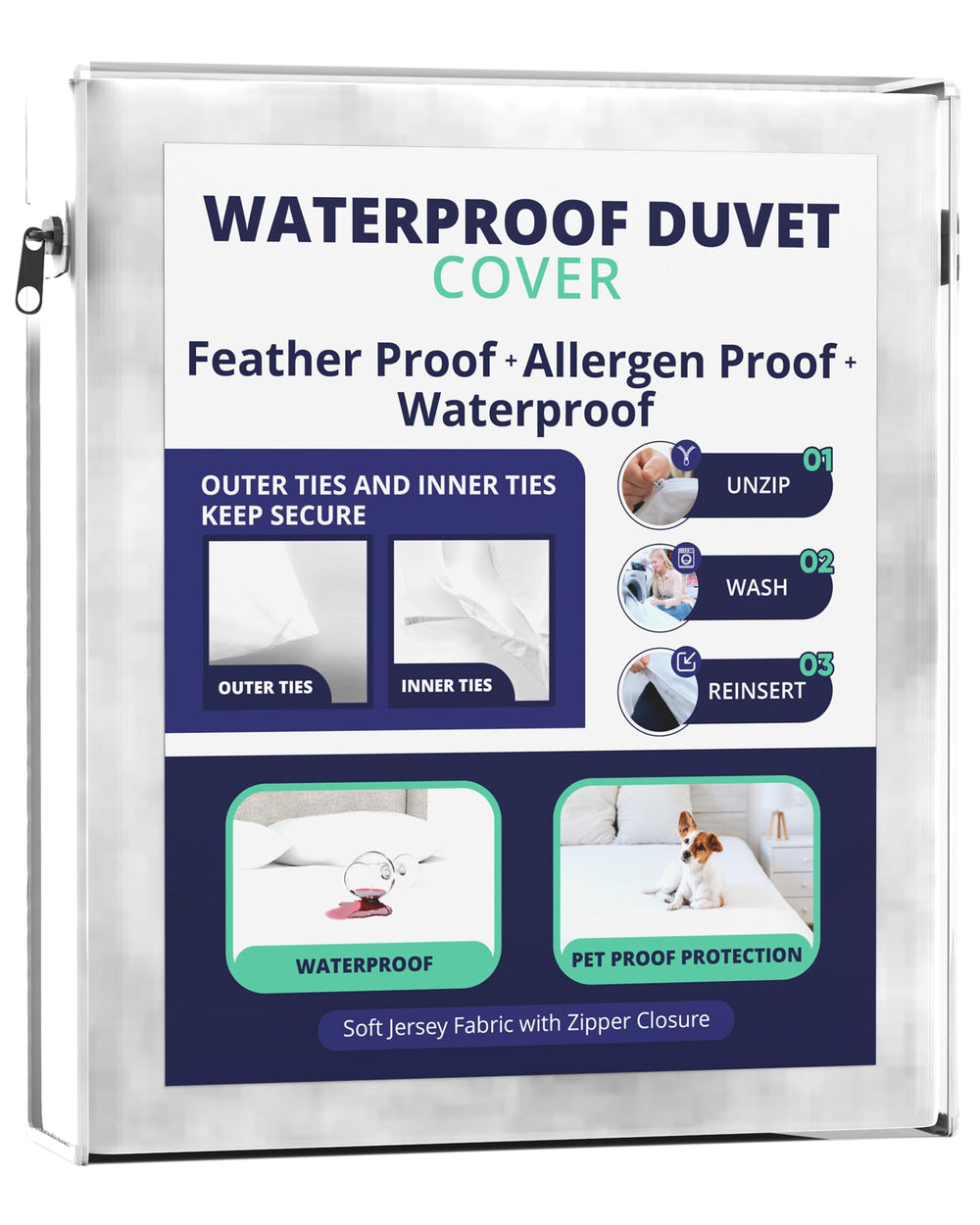 Waterproof Duvet Cover – Allergy Control Protector