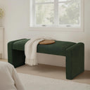 Upholstered Entryway Bench with Solid Wood Frame
