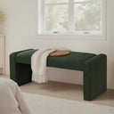 47" Upholstered Bench with Solid Wood Frame