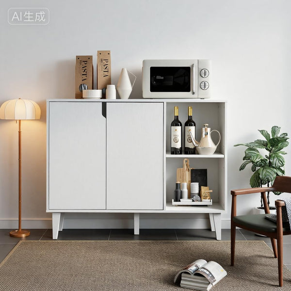Buffet Cabinet with 2 Doors & 2 Shelves