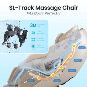 3D SL-Track Zero Gravity Massage Chair