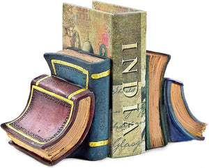 Decorative Non-Skid Heavy Duty Bookends 6 Inch