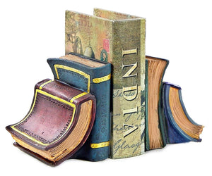 Decorative Non-Skid Heavy Duty Bookends 6 Inch