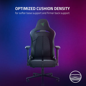 Gaming Chair with Built-In Lumbar Arch & 152° Recline
