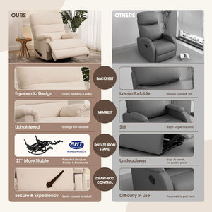 Swivel Glider Recliner Chair