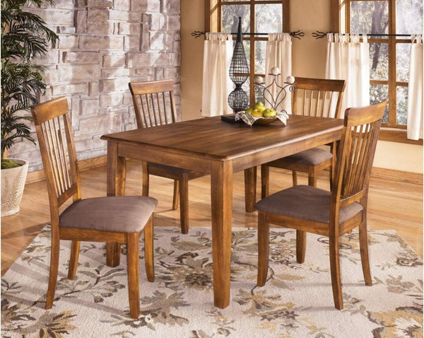 Spindle Back Dining Chairs Set of 2 with Upholstered Microfiber Seat