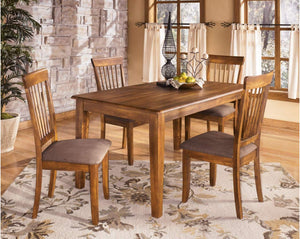 Spindle Back Dining Chairs Set of 2 with Upholstered Microfiber Seat