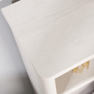 Full/Queen Bookcase Headboard with Adjustable Shelves – Glacier Oak
