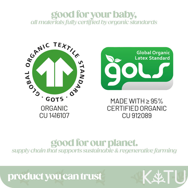 Organic Latex & Coconut 2-Stage Crib Mattress
