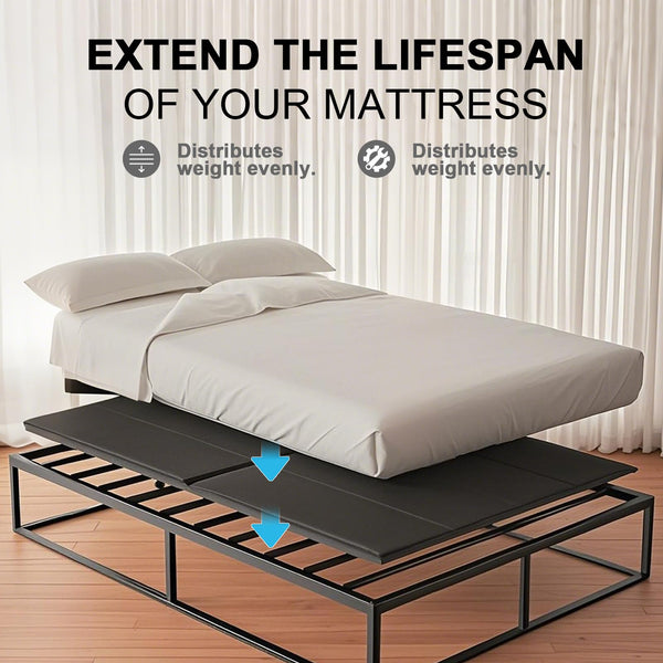 Folding Bunkie Board Sofa Bed Support – 10mm MDF, Non-Slip, Washable Cover