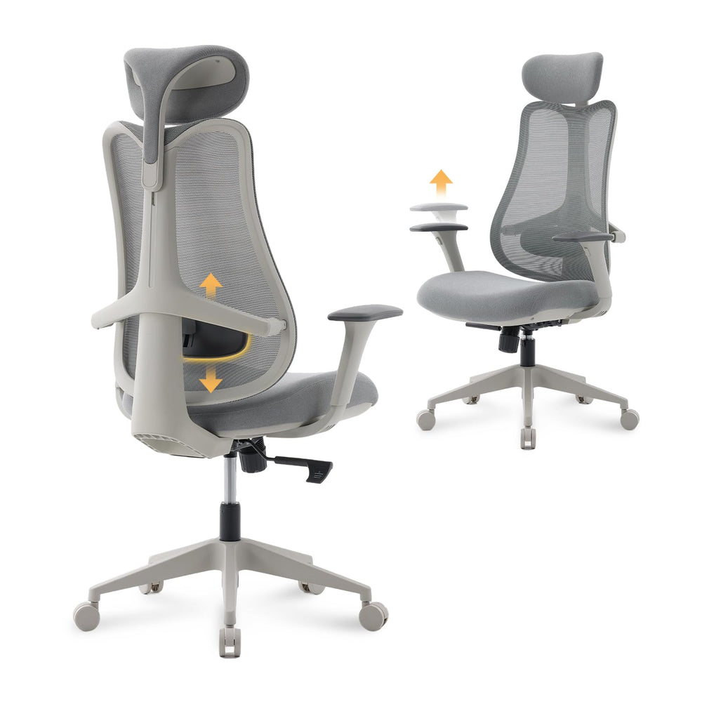 Ergonomic High-Back Mesh Office Chair with Adjustable Lumbar Support
