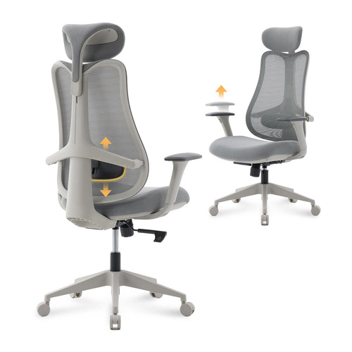 Ergonomic High-Back Mesh Office Chair with Adjustable Lumbar Support